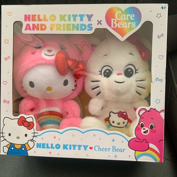 Hello kitty Care Bear Set of (2) Plush - Picture 8 of 9